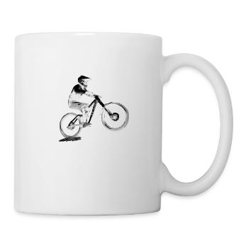 MTB downhill mountain bike - Mug - white - Right