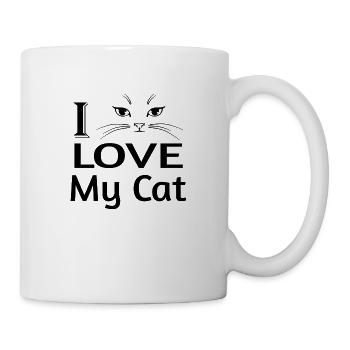 I Love My Cat - Mug - white - Right