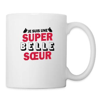 Je suis une super belle-sœur - Mug blanc - blanc - Droite