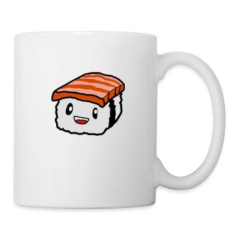 Pièce de sushi comme impression pour les vrais amoureux - Mug blanc - blanc - Droite