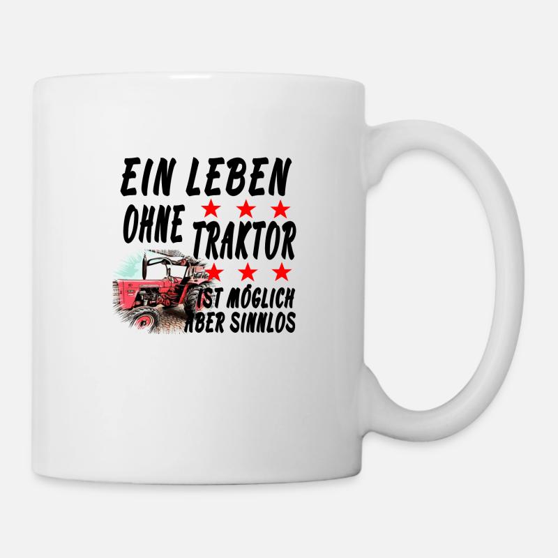 Traktor - Tasse - Weiß