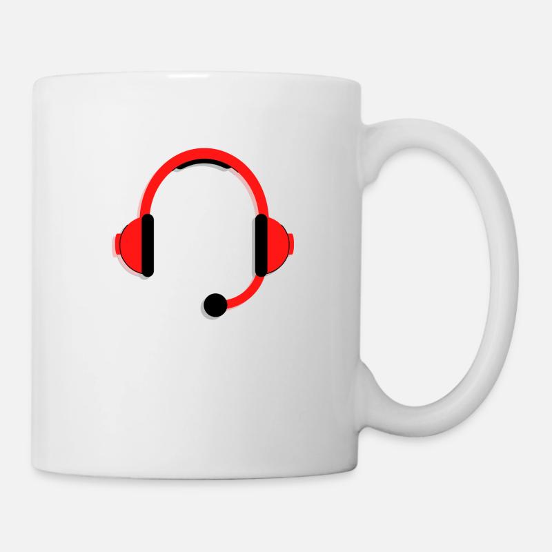 Casque - Mug blanc - blanc