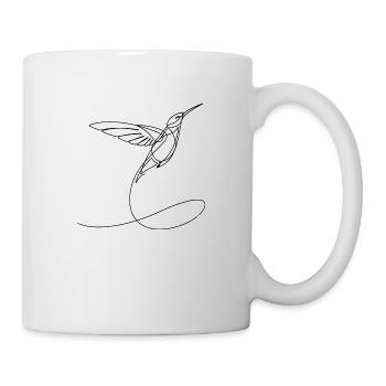 Kolibri - Tasse - Weiß - Rechts