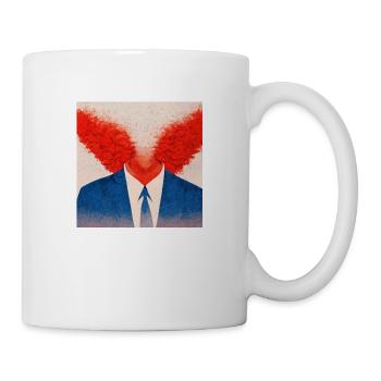 Demokraten Gegen Republikaner - Tasse - Weiß - Rechts