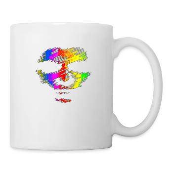 Angry face face angry Swedish Swedish faces - Mug - white - Right