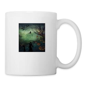 Halloween in the woods - Tasse - Weiß - Rechts