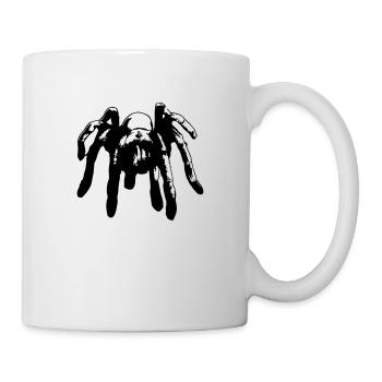 Spinne Spinnen Tier Vogelspinne Spinnentier Vektor - Tasse - Weiß - Rechts