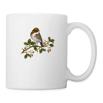 Oiseau - Mug blanc - blanc - Droite