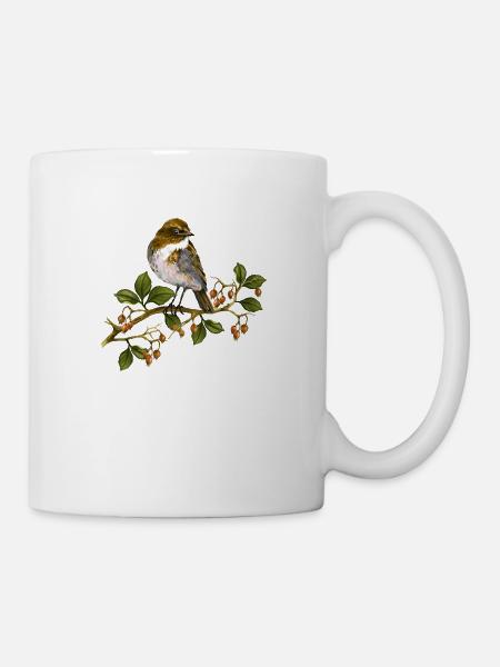 Oiseau - Mug blanc - blanc