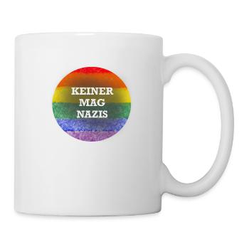 Keiner mag Nazis - Tasse - Weiß - Rechts