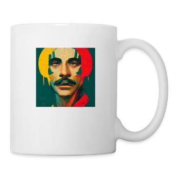 Rastafari Colorful Sketch - Mug - white - Right