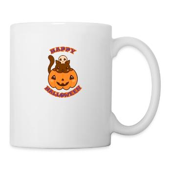 Cute Halloween Pumpkin - Tasse - Weiß - Rechts