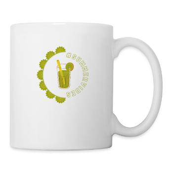 Ambiance estivale - Kiwi Design - Mug blanc - blanc - Droite