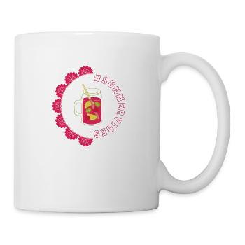 Ambiance estivale - Raspberries Design - Mug blanc - blanc - Droite