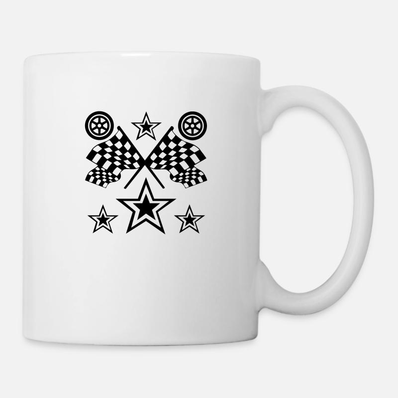 Auto - Tasse - Weiß