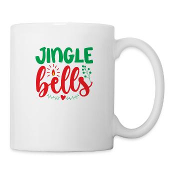 Jingle Bells - Weihnachtshumor - Tasse - Weiß - Rechts