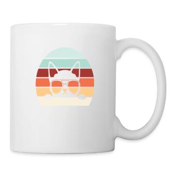 French Bulldog Vintage Retro - Mug - white - Right