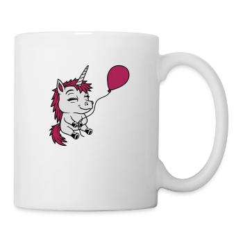 Happy Balloon Unicorn Comic - Mug - white - Right