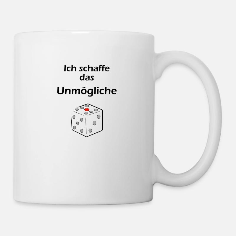 Ich schaffe das Unmögliche - Tasse - Weiß
