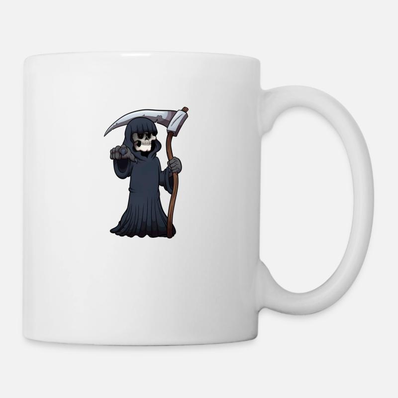 Grim Reaper Pointing At You - Mug - white