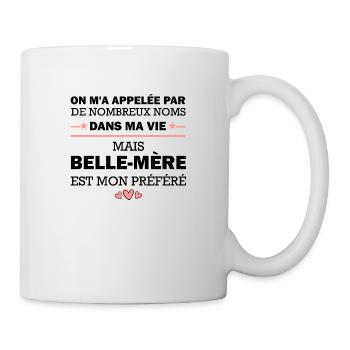 humour belle-mère / cadeau belle mère - Mug blanc - blanc - Droite