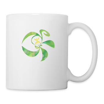 Amazigh feuille d'olivier - Mug blanc - blanc - Droite