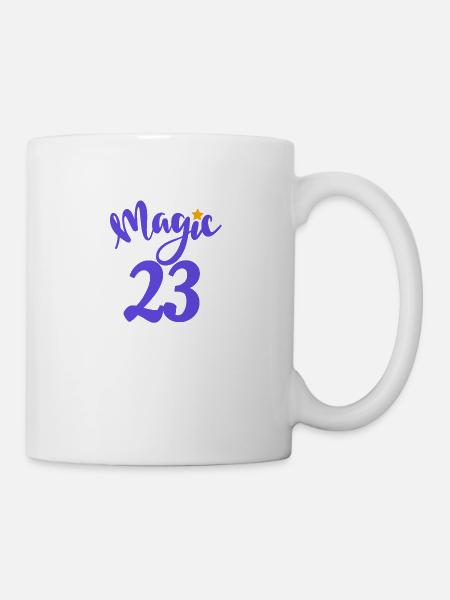 23 magisches Lila - Tasse - Weiß