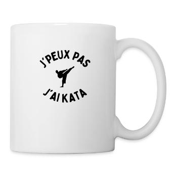j'peux pas j'ai kata - Mug blanc - blanc - Droite