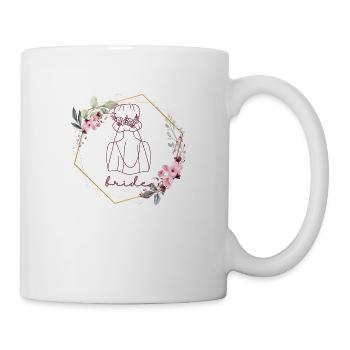 Braut - Tasse - Weiß - Rechts