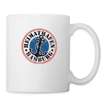 Heimathafen Hamburg - Tasse - Weiß - Rechts