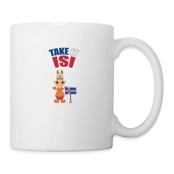 TAKE IT ISI - ISLANDPFERD - ISLANDPONY - ISLAND - Tasse - Weiß - Rechts