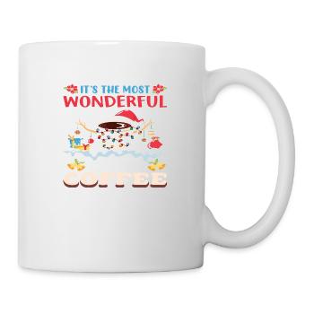 It´s the most Wonderful Time for a Coffee - Tasse - Weiß - Rechts