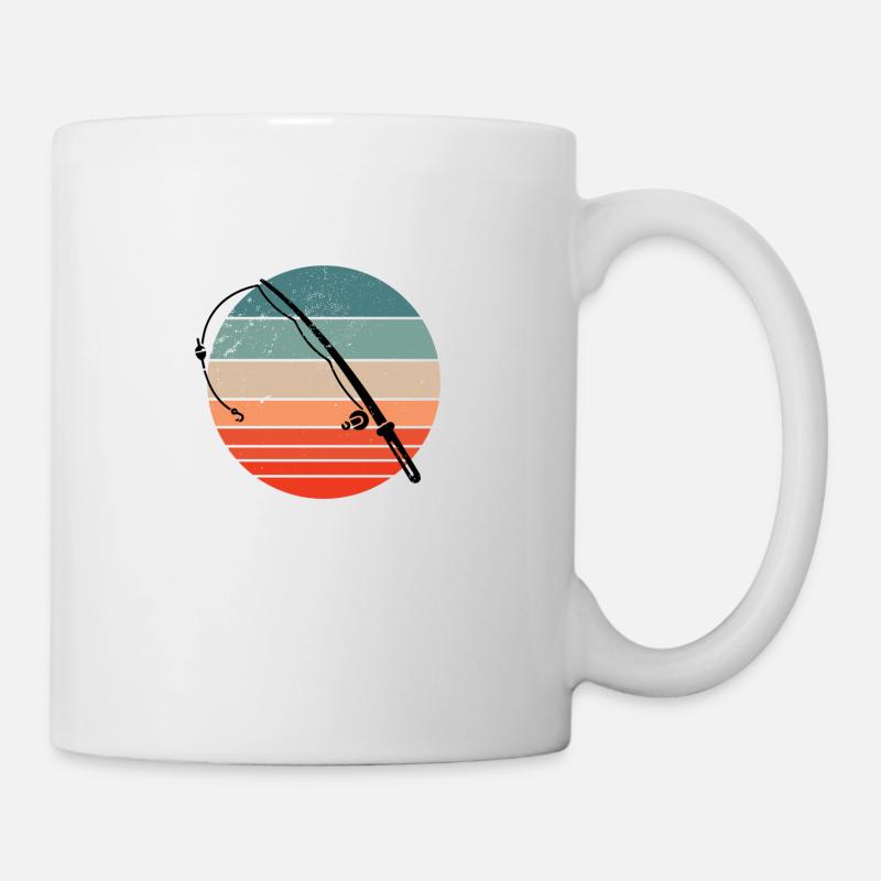Anglershirt - Tasse - Weiß