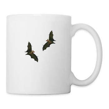 tanzende Flughunde - Tasse - Weiß - Rechts