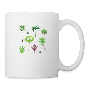 Asian Plant Patterns - Mug - white - Right