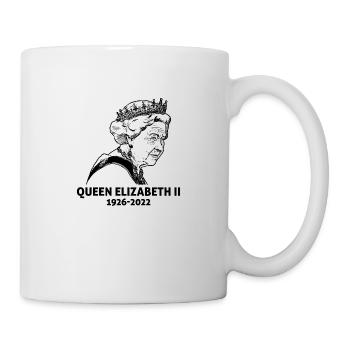 Queen Elizabeth II 1926 - 2022 - 96 years - Mug - white - Right