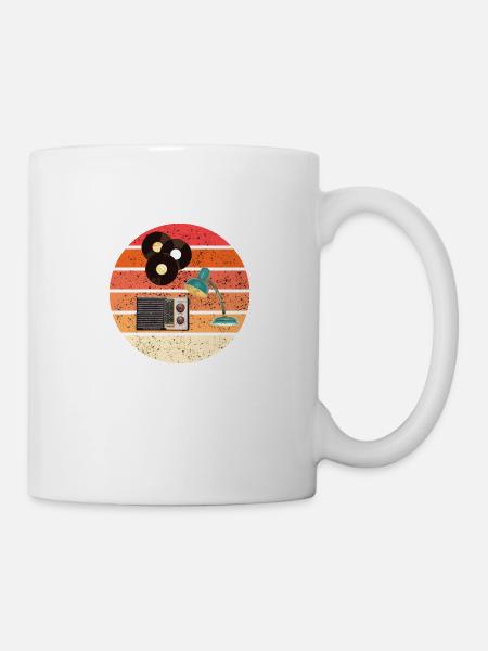 Vintage Leben Retro Leben - Tasse - Weiß