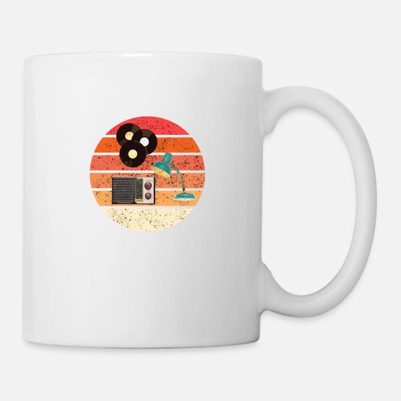Vintage Leben Retro Leben - Tasse - Weiß