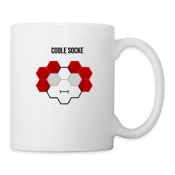Coole Socke - Tasse - Weiß - Rechts