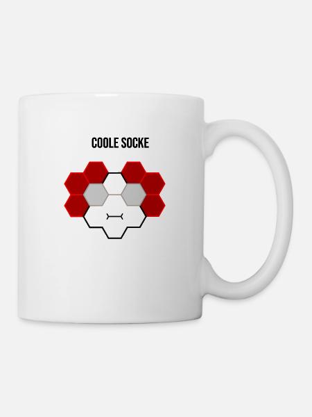 Coole Socke - Tasse - Weiß