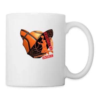 basket-ball - Mug blanc - blanc - Droite