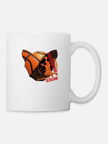basketball - Tasse - Weiß