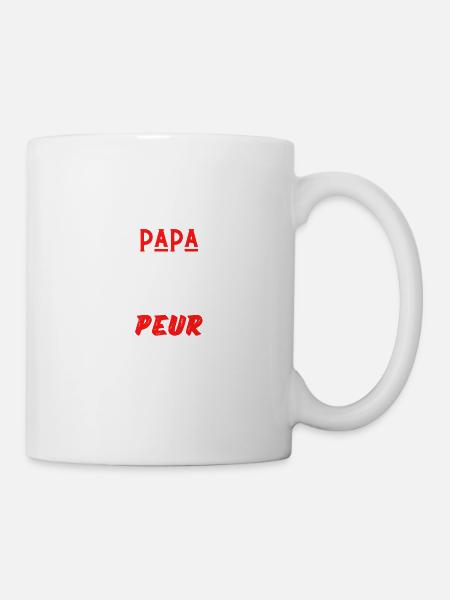 je suis papa de jumeaux rien ne me fait peur - Mug blanc - blanc