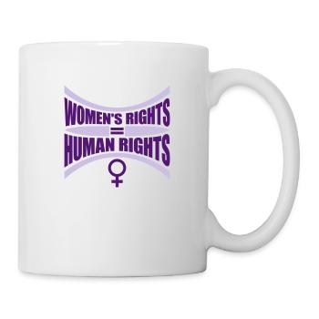 citation féministe sur les droits des femmes - Mug blanc - blanc - Droite