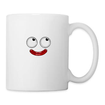 comic Augen - Tasse - Weiß - Rechts