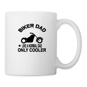 Motocyclette - Mug blanc - blanc - Droite