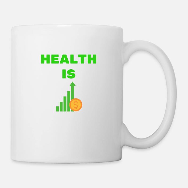 Health wealth - Mug - white