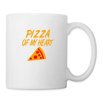 Pizza - Tasse - Weiß - Rechts
