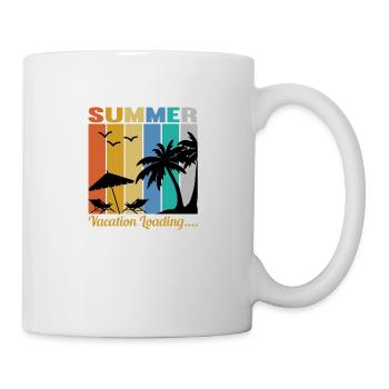 Summer Vacation Loading... - Tasse - Weiß - Rechts
