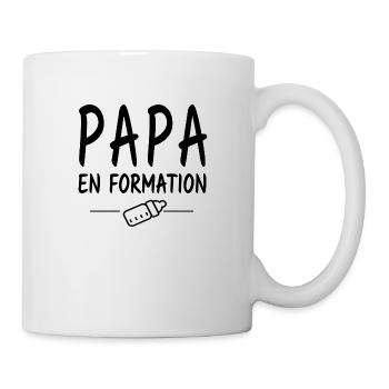 Papa en formation / futur papa / bientôt papa - Mug blanc - blanc - Droite